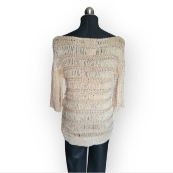 Frank Lyman Ribbon Crocheted Tunic Top NWT Sz M - Picture 6 of 9